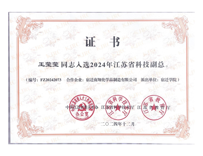 科技副總證書